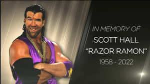 Wrestler Scott Hall Memory Photo Wallpaper