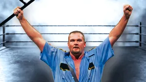 Wrestler Victory Posein Ring Wallpaper