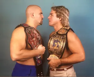 Wrestling Champions Faceoff Wallpaper