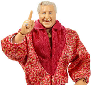 Wrestling Legend Freddie Blassie Action Figure Wallpaper