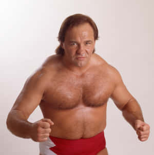 Wrestling Legend Larry Zbyszko In The Ring Wallpaper