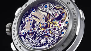 Wristwatch Mechanism Tiempo Background Wallpaper