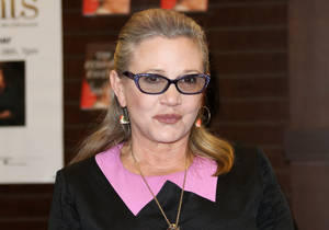 Writer Actress Carrie Fisher Wallpaper