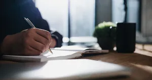 Writing With Silver Pen Wallpaper