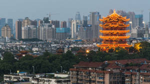 Wuhan City Yellow Crane Tower Wallpaper