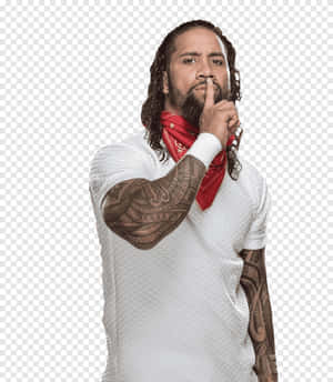 Wwe Jey Uso Silent Pose Wallpaper