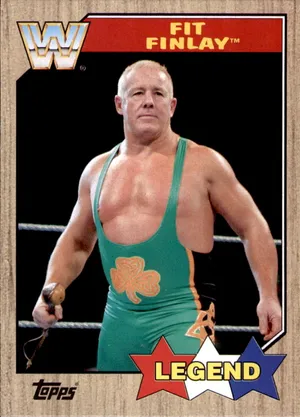 Wwe Legend Fit Finlay Posing In His Classic Wrestling Outfit Wallpaper