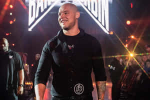 Wwe Wrestler Baron Corbin Entrance Wallpaper