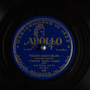 Wynonie Harris Young Man's Blues Vinyl Record Wallpaper