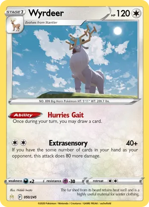 Wyrdeer Card Wallpaper