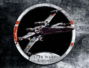 X-wing Fighter Soaring Through Outer Space Wallpaper