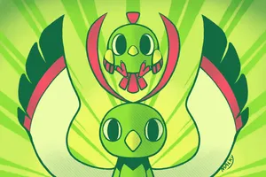 Xatu And Natu Wallpaper