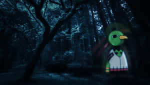 Xatu In A Dark Forest Wallpaper