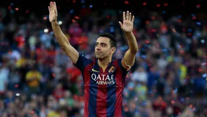 Xavi Farewell Barcelona Stadium Wallpaper