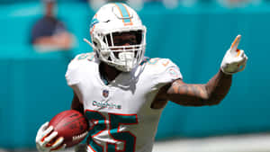 Xavien Howard Candid Football Shot Wallpaper