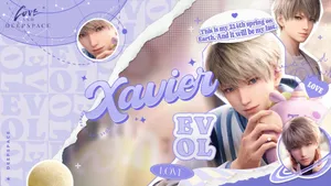 Xavier Love In Deep Space Wallpaper