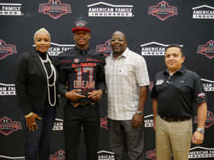 Xavier Mc Kinney All America Football Event Wallpaper