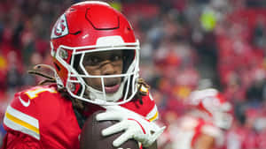 Xavier Worthy Chiefs Action Wallpaper