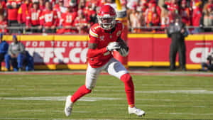 Xavier Worthy Football Action Wallpaper