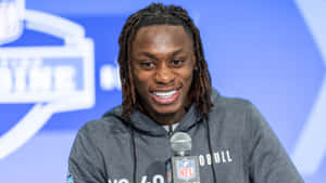 Xavier Worthy N F L Draft Interview Wallpaper