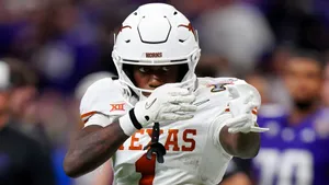 Xavier Worthy Texas Football Star Wallpaper