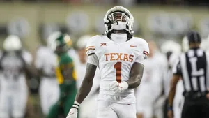 Xavier Worthy Texas Football Star Wallpaper