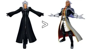 Xemnas, The Enigmatic Antagonist Of Kingdom Hearts, Against A Mesmerizing Backdrop Of Darkness Wallpaper