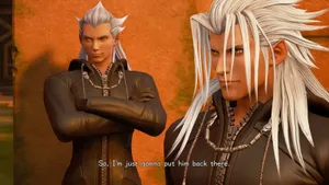 Xemnas, The Powerful Antagonist In Kingdom Hearts Wallpaper