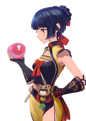 Xiangling Of Genshin Impact Wallpaper