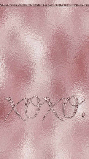 Xoxo Rose Gold Iphone Wallpaper