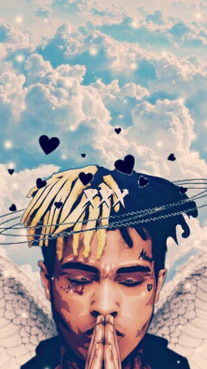 Xxxtentacion Anime Angel's Wings Wallpaper