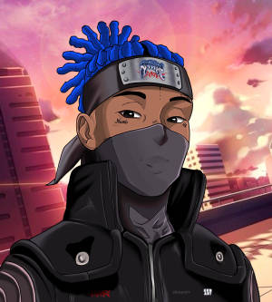 Xxxtentacion Anime Cartoon Kakashi Outfit Wallpaper