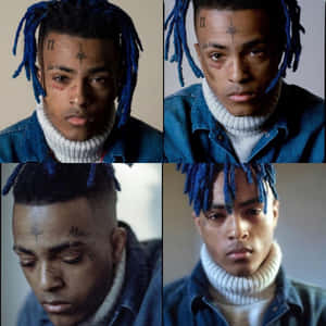 Xxxtentacion Blue Hair [wallpaper] Wallpaper