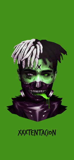 Xxxtentacion Pfp Green Wallpaper