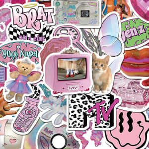 Y2 K Aesthetic Collage2000s Nostalgia.jpg Wallpaper