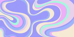 Y2 K Aesthetic Wavy Pattern.jpg Wallpaper