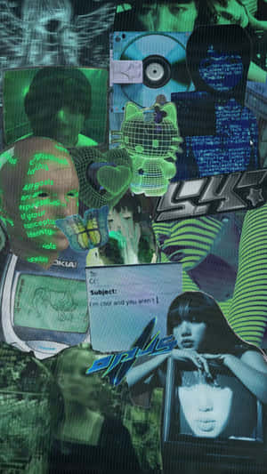 Y2 K_ Grunge_ Collage_ Aesthetic.jpg Wallpaper