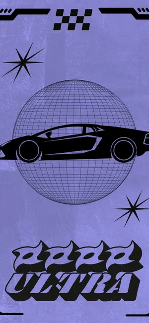 Y2 K I Phone Retro Car Wallpaper Wallpaper