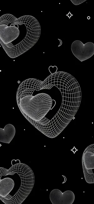 Y2 K Iphone Heart Wallpaper Wallpaper