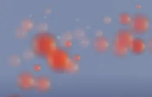 Y2k Aesthetic Faded Orange Spheres Wallpaper