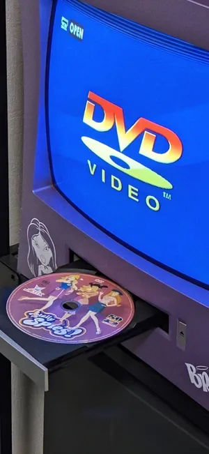 Y2k D V D Player Setup Wallpaper