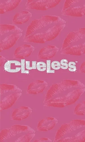 Y2k Inspired Red Kisses Aesthetic Wallpaper