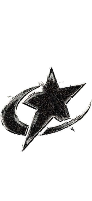 Y2k Iphone Star Logo Wallpaper