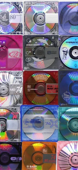 Y2k Tech Nostalgia Wallpaper