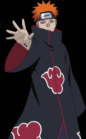 Yahiko Pose Akatsuki Phone Art Wallpaper