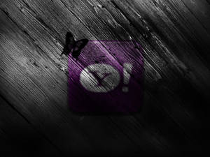 Yahoo Mail Wooden Background And Butterfly Wallpaper