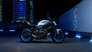 Yamaha Mt 07 Night Ride Wallpaper