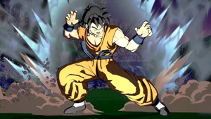 Yamcha, A Brave And Strong Warrior Wallpaper