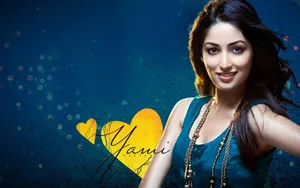 Yami Gautam Blue Green Wallpaper