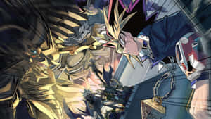 Yami Yugi - Master Duelist In Action Wallpaper